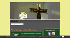 Desktop Screenshot of pfarre-liesing.at