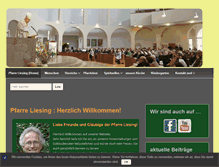 Tablet Screenshot of pfarre-liesing.at